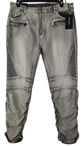 American Bazi ~Woman Plus Size 3X~ Gray Denim Skinny Jeans Stretch NWT. - Picture 1 of 9