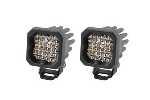 Diode Dynamics SSC1 Sport White Flood Light Pod Kit W/ Amber Backlight W Harness - Picture 1 of 12