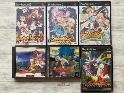 SONY PS 1 2 Summon Night  3 4 & Exthese & Breath of Fire III IV V set from Japan - Image 1 of 4