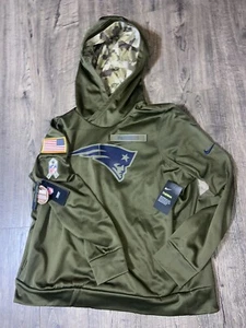 NWT Nike Salute To Service New England Patriots Pullover Hoodie Women’s  XXL. - Picture 1 of 7