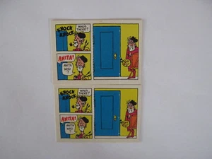 Topps laugh in 1968 punch out George schlatter card 44 knock knock never opened - Picture 1 of 2