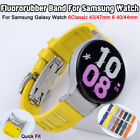 Fluororubber Band For Samsung Galaxy Watch 6 5 4 6Classic 40/43/47mm Sport Strap