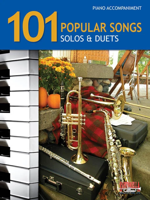 101 Popular Songs for Brass, Reeds & Woodwinds * Piano Accompaniment Book - Image 1 of 1