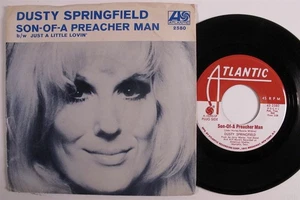 Soul 45 DUSTY SPRINGFIELD Son-Of-A Preacher Man ATLANTIC promo pic sleeve HEAR d - Picture 1 of 2