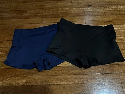 Pantalones Cortos Atléticos Niñas Talla 12/14 (Grandes) BCG Academy Voleibol Pantalones Cortos Azul y Negro Foto 1 de 4