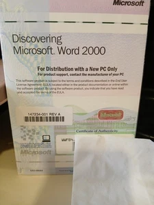 microsoft word 2000, sellado de fábrica - Imagen 1 de 2