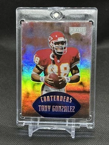 1997 Tony Gonzalez Playoff Contenders Blue Rookie K.C. Chiefs NM #72 HOF - Picture 1 of 6
