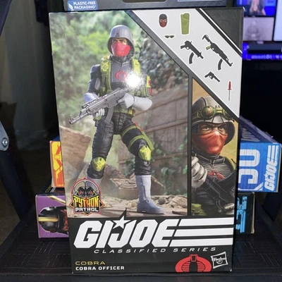 Hasbro GI Joe Classified Series #97 Python Patrol Cobra Officer New Sealed - Image 1 of 2