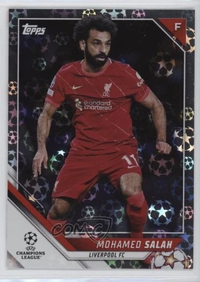 2021-22 Topps UCL Collection Starball Foil Mohamed Salah #18 - Image 1 of 3