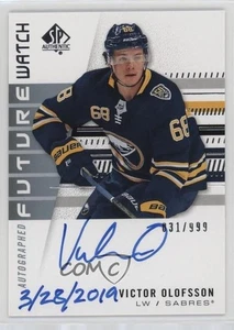 2019-20 SP Authentic Victor Olofsson #181 Future Watch Auto Inscribed 031/999 - Picture 1 of 3