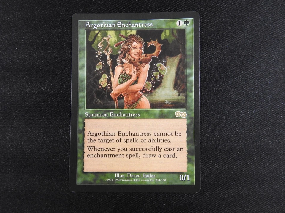 Argothian Enchantress LP [Urza's Saga] Mtg Magic Free Tracking! - Image 1 of 2