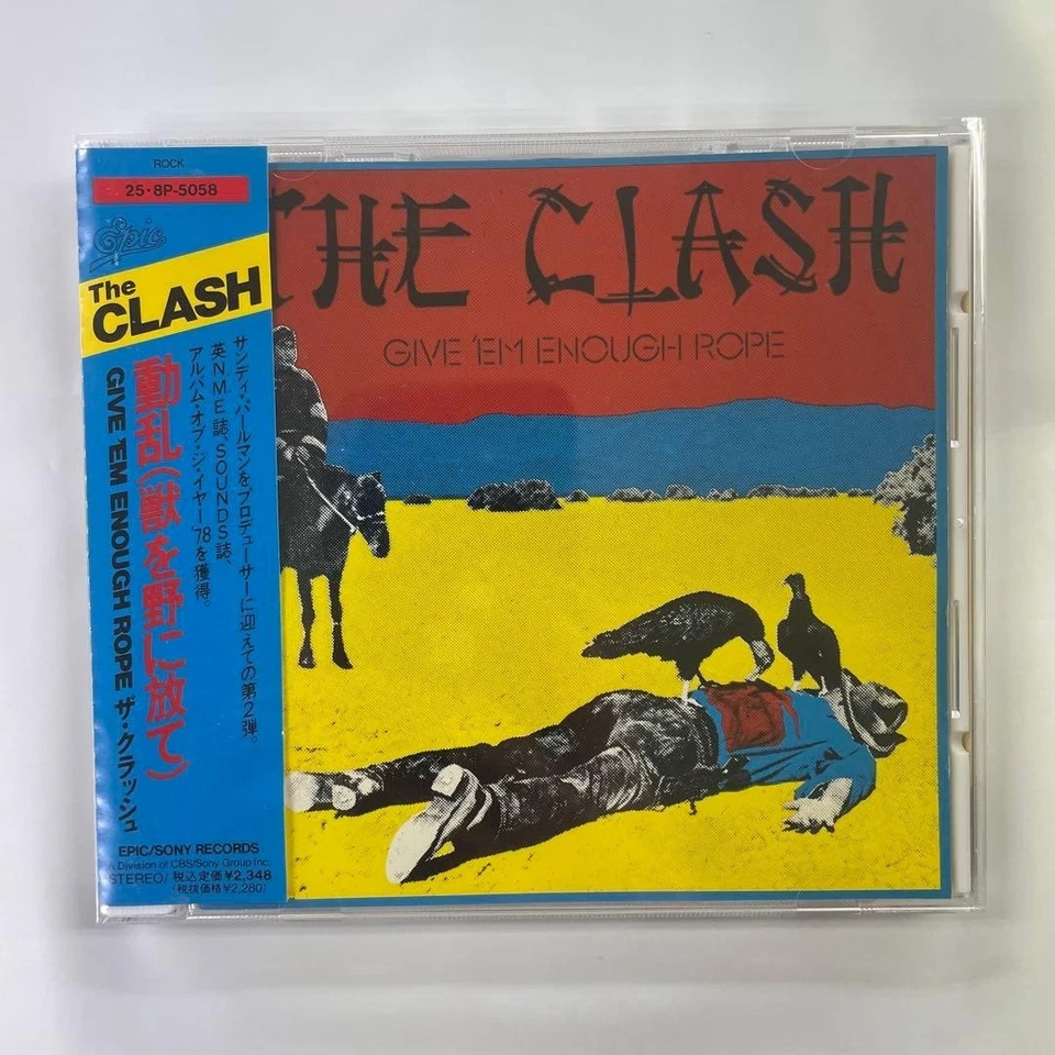 The Clash – Give 'Em Enough Rope CD Japan Edition OOP Obi 1988 Foto 1 de 3