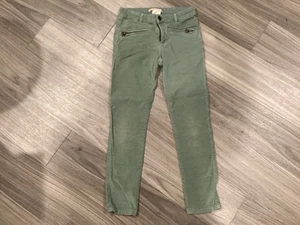 Zara Casual Girls Green Jeans, Size 9/10, PRE-OWNED - Picture 1 of 8