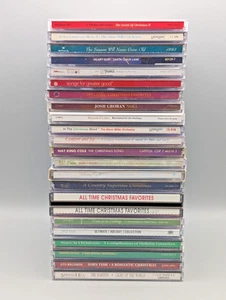 CHRISTMAS 23 CD Lot Bulk Bing Johnny Cash Nat King Xmas Classic Holiday Country - Picture 1 of 7
