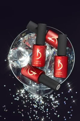 Kodi Professional Base Cover CRYSTAL DROPS Reflective Gel Shimmer Nail Base -7ml - Bild 1 von 3