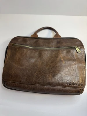 Cabela's из натуральной кожи портфель / сумка для ноутбука - коричневый - Изображение 1 из 4