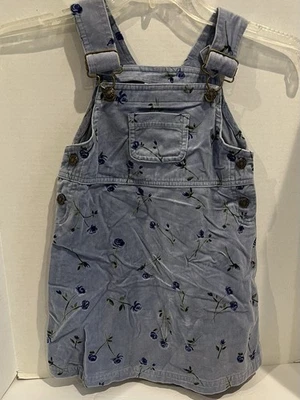 Vestido Vintage Laura Ashley Madre e Niño Azul Floral 100% Algodón 5-6 años Foto 1 de 4