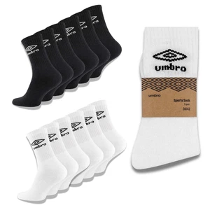 Umbro weiß schwarz Sportsocken gepolstert weich Tennis Laufen Fitnessstudio 6-8,5 9-12 - Bild 1 von 26