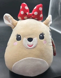 Squishmallow 8" Clarice El Reno Oficial Kellytoy Rudolph El Rojo - Imagen 1 de 14