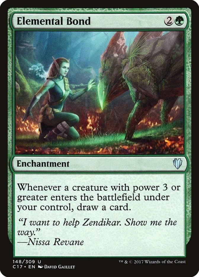 Elemental Bond 148 LP Normal Commander 2017 MTG EN - Image 1 of 1