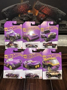Hot Wheels 2025 Pearl & Chrome 57th Anniversary - Full Complete Set of 5 + CHASE - Picture 1 of 6