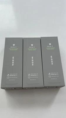 3 pack of MIZON Inout Watery Sheer Sunscreen SPF 50+ PA++++ 50ml | Lightweight - Image 1 of 4