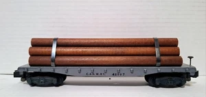 American Flyer PA 9952 C&NW RY #42597 Diecast Logging Flat Car W Logs Excellent! - Picture 1 of 13