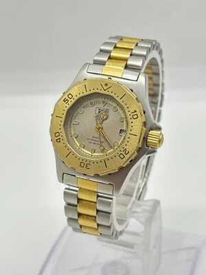 [Near Mint] TAG HEUER 3000 Professional 934.206 Gold Dial Date Quartz Watch - Image 1 of 4