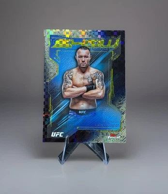 2025 Topps Finest UFC - Colby Covington Showstoppers Checkerboard Refractor SP - Image 1 of 2