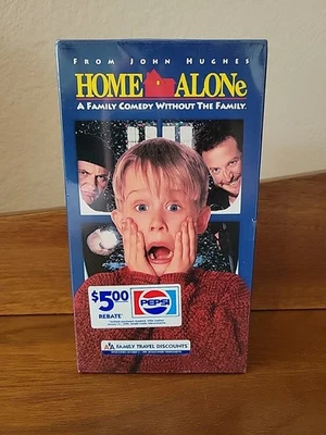 Home Alone VHS Sealed With Pepsi Rebate Sticker AA Fox Watermarks READ FLAWS - Image 1 of 4