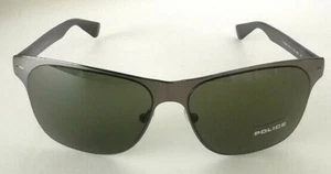 POLICE gunmetal SUNGLASSES 8302G Clearance SALE100% Authentic ITALY Retired - Picture 1 of 8