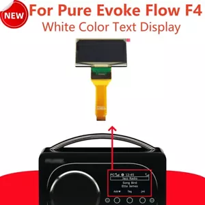 Pantalla para Pure Evoke Flow F4 Avanti Oasis Radio Directa OLED Pantalla de Texto Blanco - Imagen 1 de 3