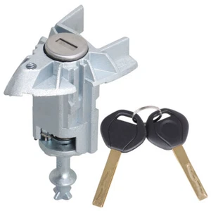 Conjunto de barril de cilindro de cerradura de puerta de conductor izquierdo de laboratorio con 2 llaves para BMW X5 E53 - Imagen 1 de 9