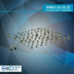 ✅ Complete Screws Set Replacement iPhone 5, 5C, 5S, SE Pentalobe Screw✅ - Picture 1 of 2