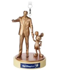 Walt Disney World 50th Anniversary Walt and Mickey Mouse Partners Hanging New - Picture 1 of 2