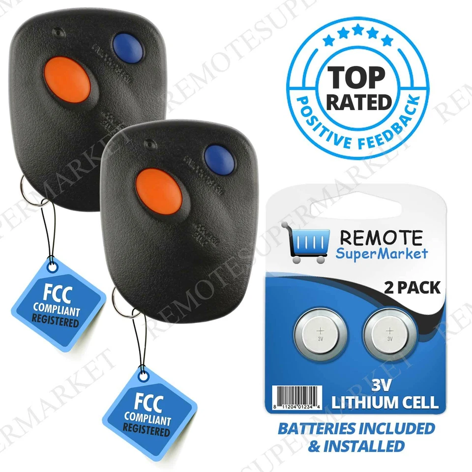 2 For 2000 2001 2002 2003 2004 Subaru Forester Legacy Outback Car Remote Key Fob - Изображение 1 из 1