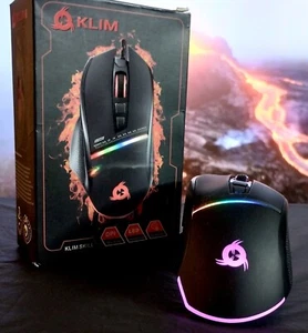 KLIM Skill Gaming Mouse Right Hand Wired USB - Adjust DPI - Programmable Buttons - Picture 1 of 7