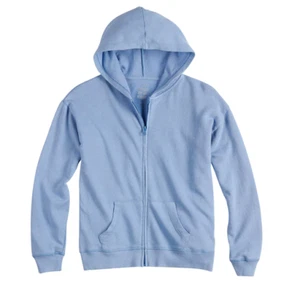 Girls SO Perfect Zip-Up Hoodie Color: Nominee Blue Size: 16 (XXL) MSRP $28.00 P - Picture 1 of 1