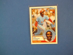 Béisbol Topps Traded 1983 # 77 T Joe Morgan casi nuevo + # 6 - Imagen 1 de 2