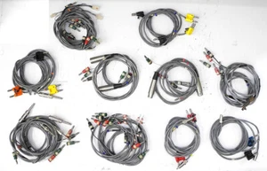 Large Lot 28 XLR TRS RCA Elco Lugs - Banana Plug Test Cables Pro Audio Repair TW - Picture 1 of 10