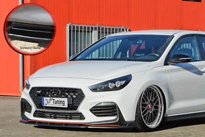 Spoilerschwert Frontspoiler ABS für Hyundai I30N + Performance schwarz glanz ABE - Bild 1 von 3