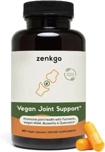 NEW! Natural Joint Support: Turmeric, Vegan MSM, Boswellia, Quercetin mobility - Picture 1 of 9