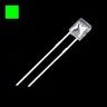 50pcs 2x3x4mm Green Rectangle Water Clear Green LED Light Lamp Leds