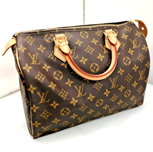 LOUIS VUITTON（LV） Autentica borsa a mano Louis Vuitton monogramma Speedy 30 borsa Boston M41526