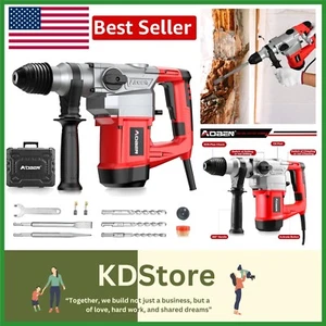 10 Amp Ergonomic Rotary Hammer Drill with Vibration Control & Safety Clutch - Picture 1 of 9