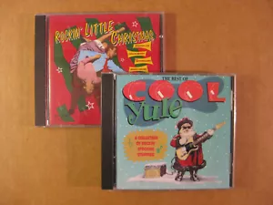 COOL YULE & ROCKIN' LITTLE CHRISTMAS (2 CD LOT) Various - Foto 1 di 3