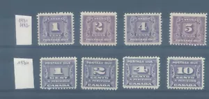 CANADA 1930-1934 MH revenues postage due MH - Picture 1 of 1