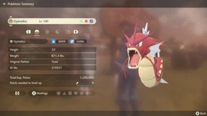 Brillante/No brillante Magikarp/Gyarados 6IV/EV Alfa Legends Arceus PLA (legal) - Imagen 1 de 60