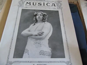 Album musica n°80 1909 M Muratore dans bacchus centenaire Haydn offenbach - Picture 1 of 1