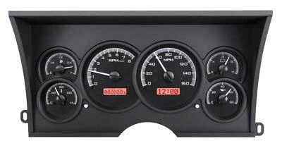Dakota Digital 88-94 Chevy GMC Truck Direct Fit Gauges Black/Red VHX-88C-PU-K-R - Image 1 of 4